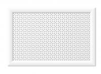 Защитный экран для радиатора отопления Дамаско Белый 900х600 мм фото
