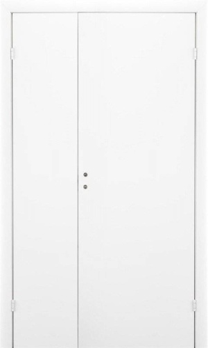 Распродажа Дверь межкомнатная белая с врезкой (комплект)  900+250 двустворчатая фото и цены