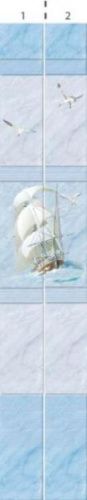 ПВХ-панели с фотопечатью "Морские приключения узор" панно от Центурион™ фото и цены