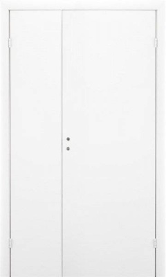 Дверь межкомнатная белая с врезкой (комплект)  900+250 двустворчатая фото и цены